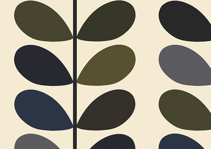 Orla Kiely Multi Stem, Moss - Roller Blind - Image 6